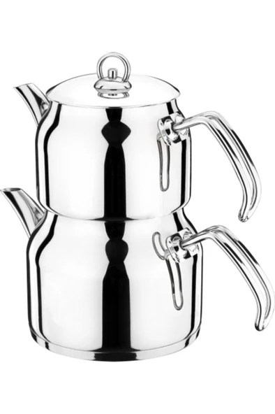 Akdeniz Mini Boy Metal Kulp Imaj Çaydanlık