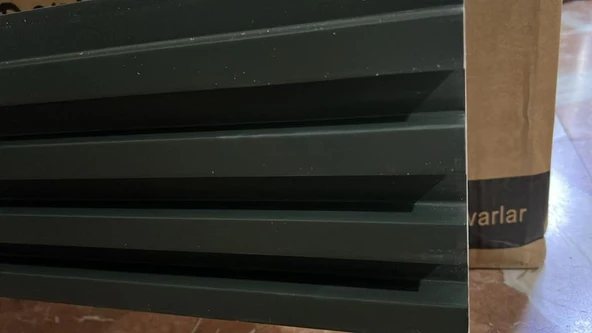 Renkli Duvarlar 16cmx145cm 1 Adet ATC Ördek Yeşili PVC Lambiri Prefabrik Ofis Dekoratif Pvc Lambiri Duvar Paneli - 3