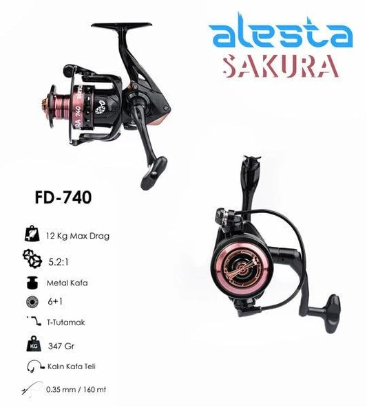 ALESTA SAKURA FD-740 4000 AL KAFA CNC KOL 6+1 BB OLTA MAKİNASI
