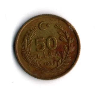 T.C. 50 Lira 1989 (mp1934) - Resim 2