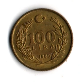 T.C. 100 Lira 1989 (mp1935) - 2