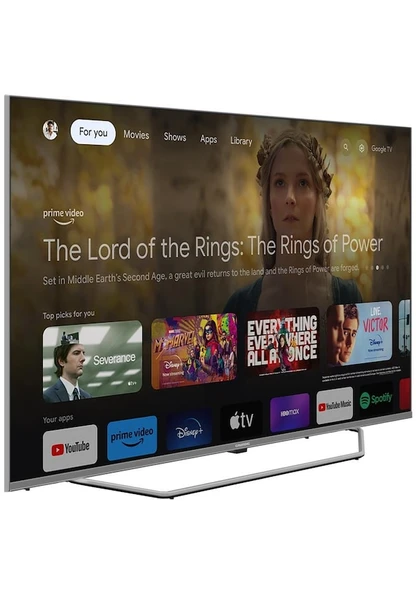 Grundig Rio 55 GHU 8900 S 4K 55" Uydu Alıcılı Google Smart LED TV - 3