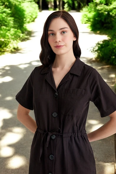 Keten Yazlık Tasarım Tulum - Resim 6