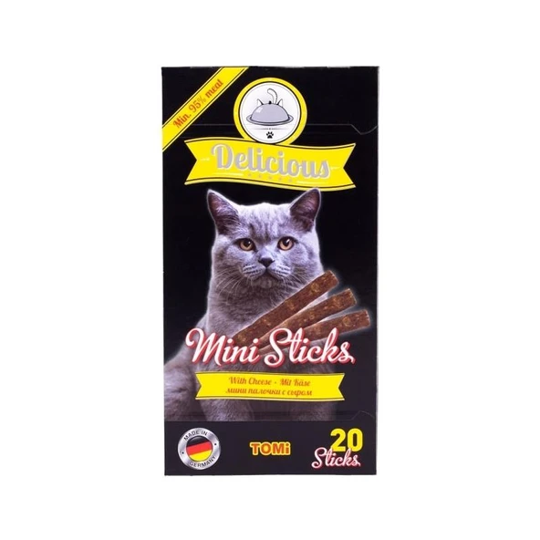 Tomi Kedi Mini Stick Peynirli 20x2gr 40gr