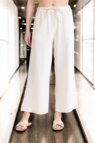 Yazlık Salaş Kimono Keten Takım - Resim 12