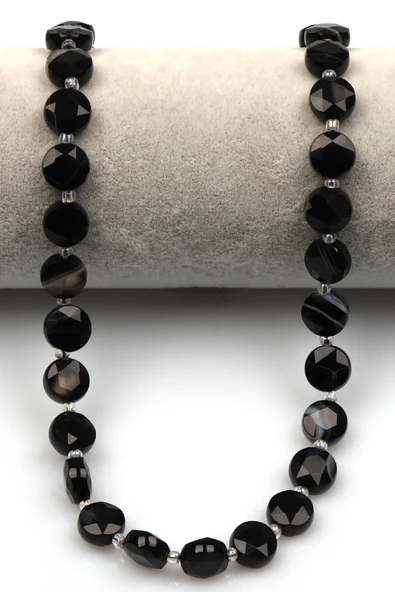 Akik Doğal Taş Dizi 5 x 10 mm Yassı Kesim - 2