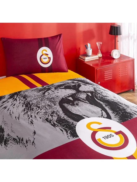 TAÇ GALATASARAY ŞAMPİYON ASLAN TEK KİŞİLİK LİSANSLI NEVRESİM TAKIMI - 3