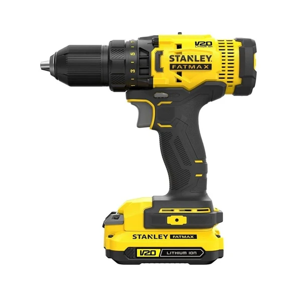 Stanley SCD700D2K 18V 2.0Ah Li-Ion Çift Akülü Matkap