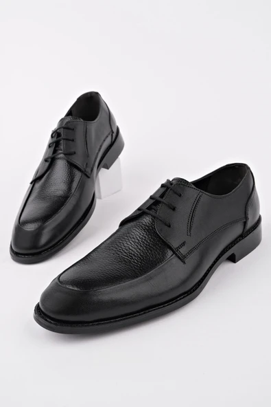 Muggo PAOLO Hakiki Deri Klasik Günlük Ortopedik Bağcıklı Erkek Ayakkabı - 10