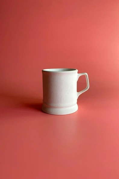 Prag Kupa - Seramik Bisküvi (Ham Ürün) ürün görseli