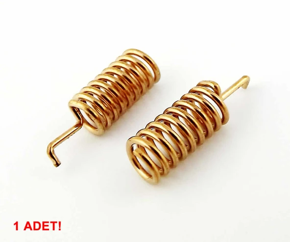 868Mhz Helical Yay Anten  2.15dBi Kazanç Rf Haberleşme Kablosuz İletişim Lehimlenebilir Tip Bakır Titreşime Dayanıklı 868 MHz Kumanda - 7