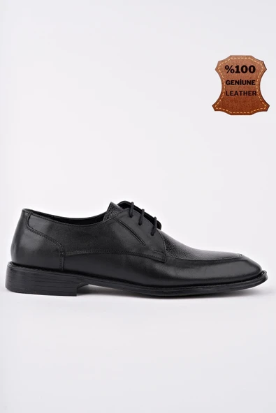 Muggo PAOLO Hakiki Deri Klasik Günlük Ortopedik Bağcıklı Erkek Ayakkabı - 8