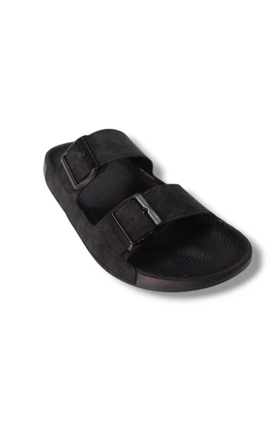 Witta 52551-25 Deri Çift Bant Anatomik Erkek Terlik ürün görseli