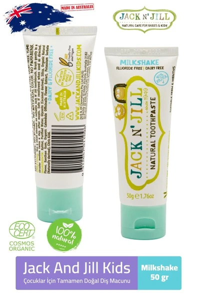 Jack N'Jill Milkshake Aromalı Macun 50 gr