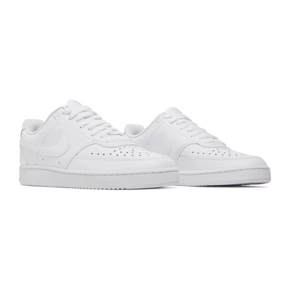 Nike Court Vision Low Triple White - Resim 3