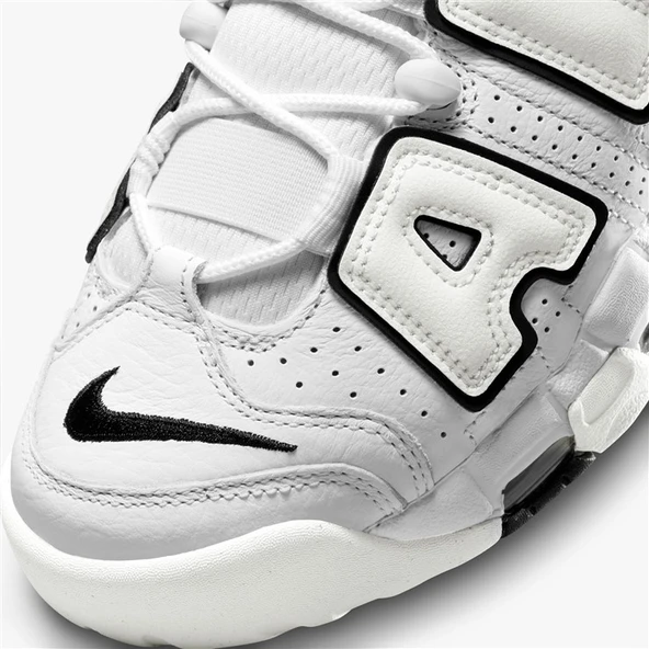 Nike Air More Uptempo White Black - Resim 5