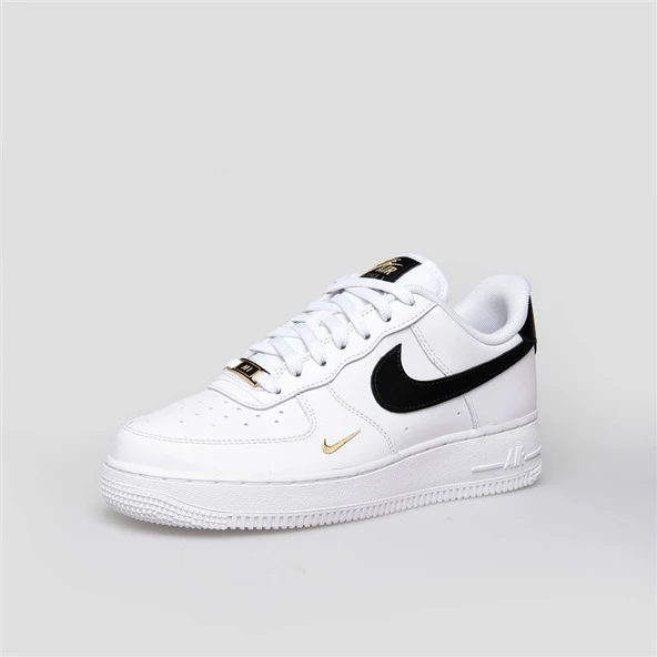 Nike Air Force 1 07 Essential White Black - Resim 4