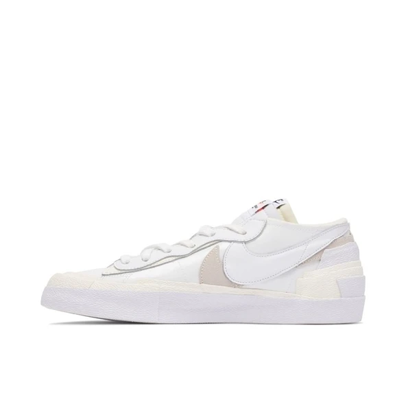 Nike Blazer Low x Sacai White Patent - Resim 2