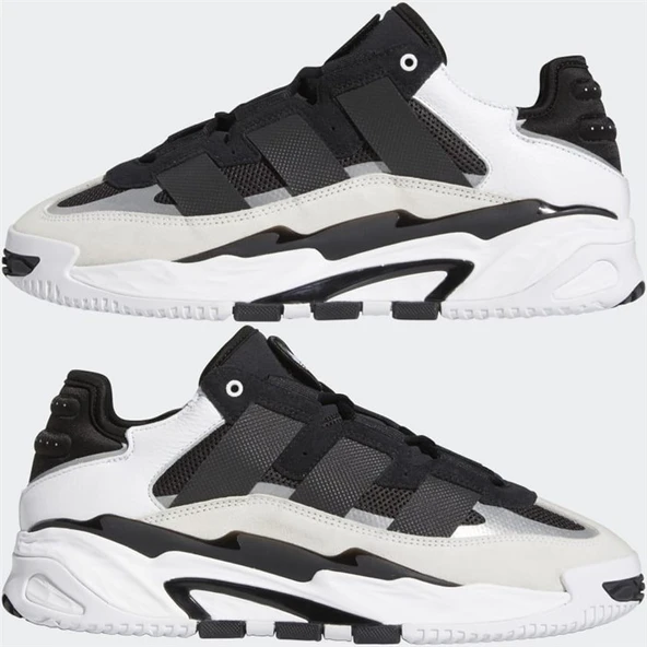 Adidas Niteball Core Black Silver - Resim 5