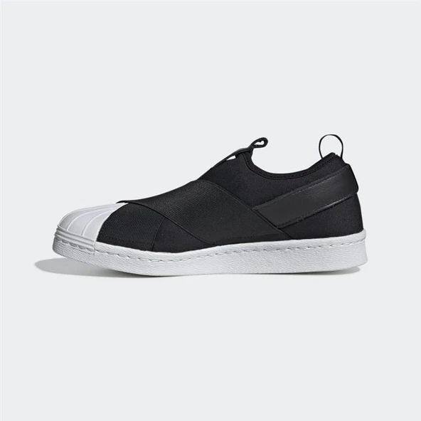Adidas Slip On Black White - Resim 6