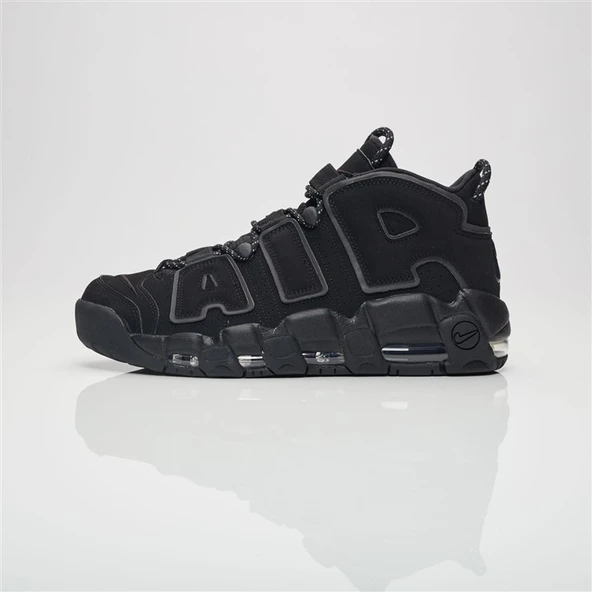 Nike Air More Uptempo Triple Black Reflective - Resim 2