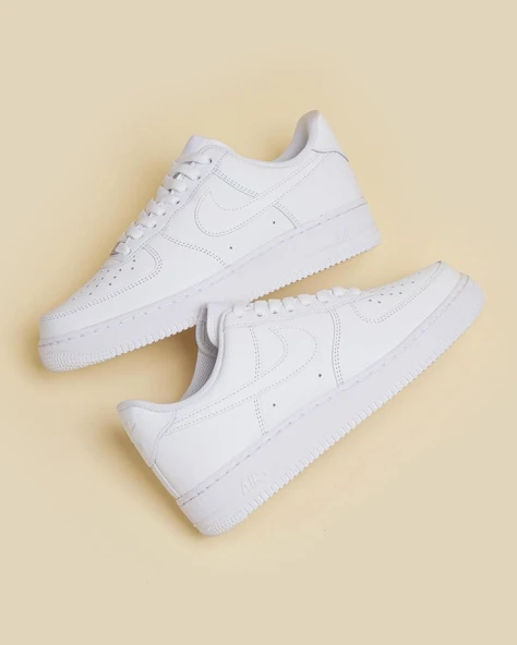 Nike Air Force 1 07 Triple White - Resim 4