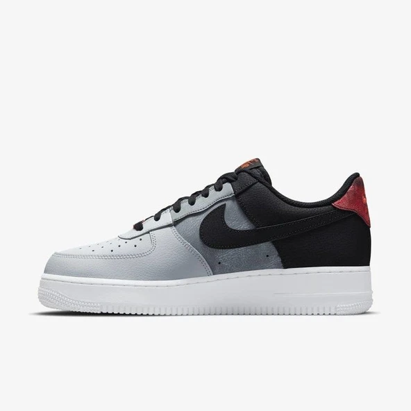 Nike Air Force 1 07 LV8 Black Smoke Grey - Resim 2