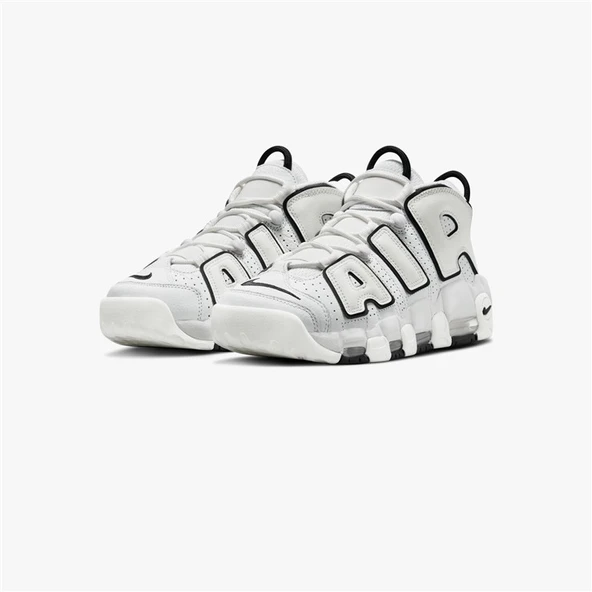 Nike Air More Uptempo White Black - Resim 2