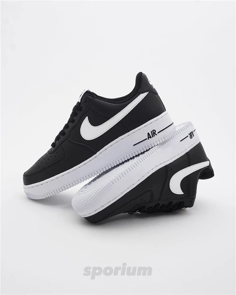 Nike Air Force 1 07 AN20 Black White - Resim 7
