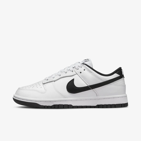 Nike Dunk Low White Black - Resim 7