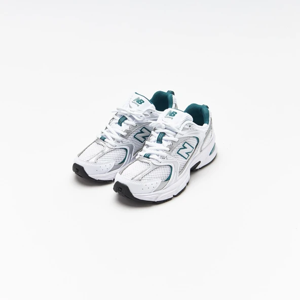 New Balance 530 White Metallic Silver - Resim 5
