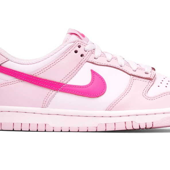 Nike Dunk Low Triple Pink - Resim 3