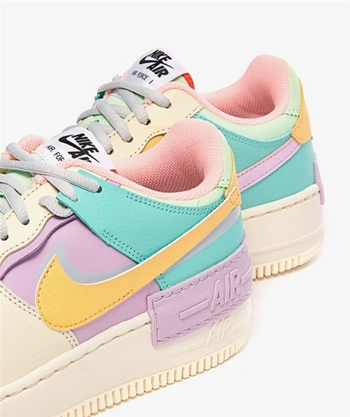 Nike Air Force 1 Shadow Pale Ivory Violet - Resim 4