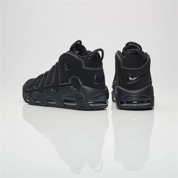 Nike Air More Uptempo Triple Black Reflective - Resim 6