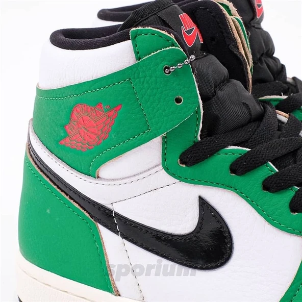 Nike Air Jordan 1 High Lucky Green - Resim 5