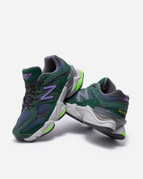New Balance 9060 Green Purple - Resim 2
