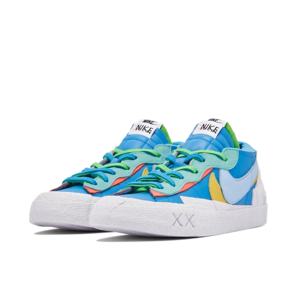 Nike Blazer Low Sacai KAWS Neptune Blue - Resim 3