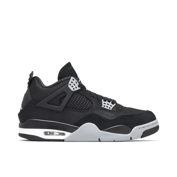 Nike Air Jordan Retro 4 SE Black Canvas ürün görseli