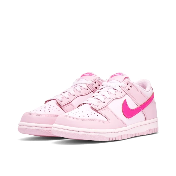 Nike Dunk Low Triple Pink - Resim 2