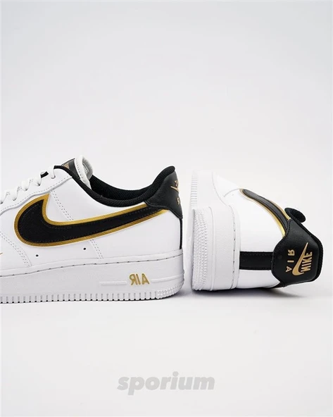 Nike Air Force 1 07 LV8 White Metallic Gold - Resim 5