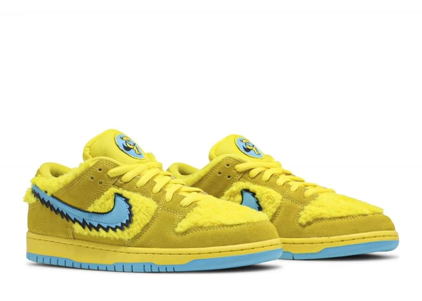 Nike Grateful Dead x Dunk Low SB Yellow Bear - Resim 5