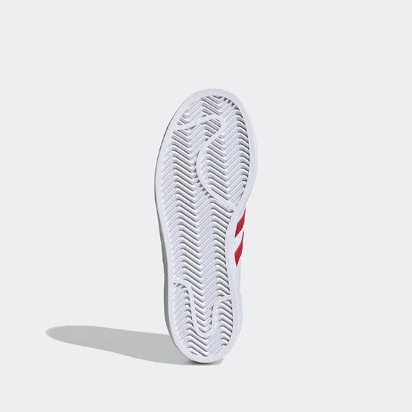 Adidas Superstar White Red - Resim 4
