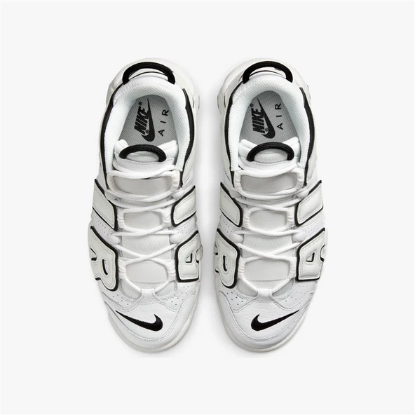 Nike Air More Uptempo White Black - Resim 8