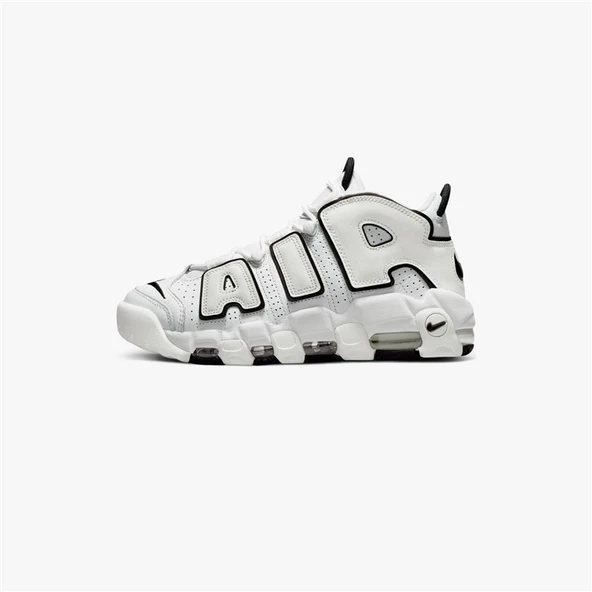 Nike Air More Uptempo White Black - Resim 3