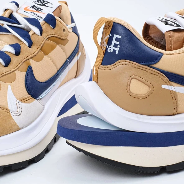 Nike Vaporwaffle x Sacai Sesame Blue Void - Resim 5