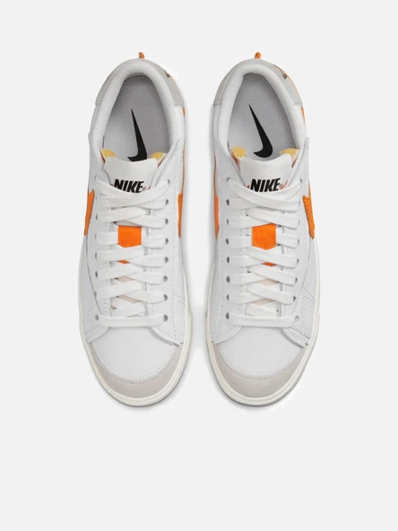 Nike Blazer Low 77 Jumbo Orange White - Resim 2
