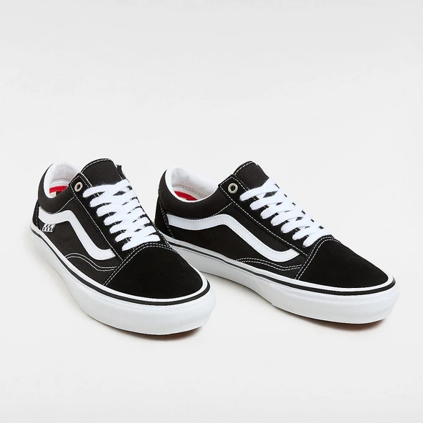 Vans Skate Old Skool Black White - Resim 3