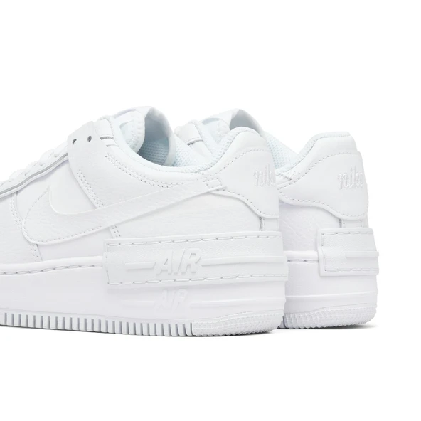 Nike Air Force 1 Shadow Triple White Womens - Resim 5