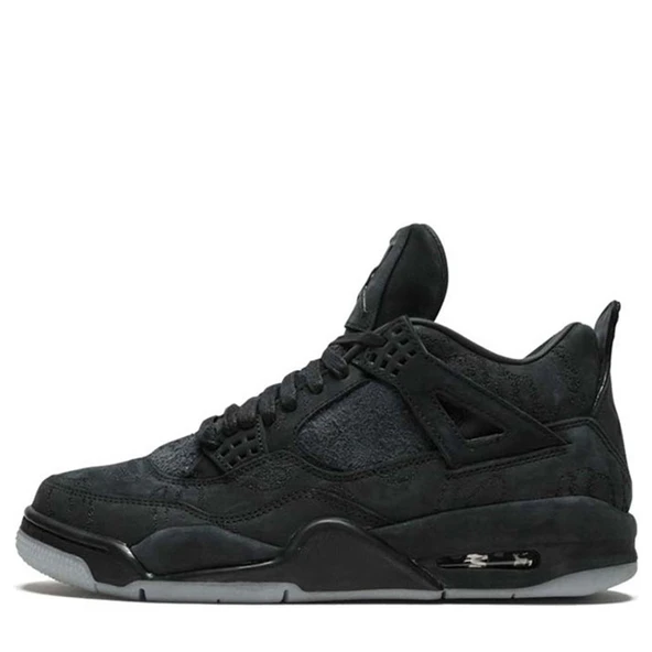 Nike Air Jordan Retro 4 KAWS BLACK - Resim 5