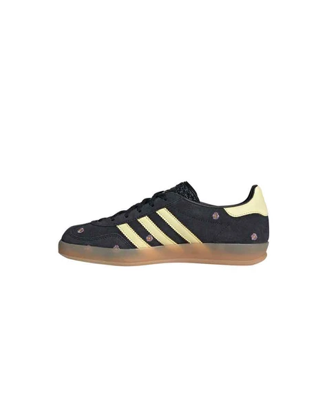 Adidas Gazelle Indoor Core Black Almost Yellow Floral - Resim 3